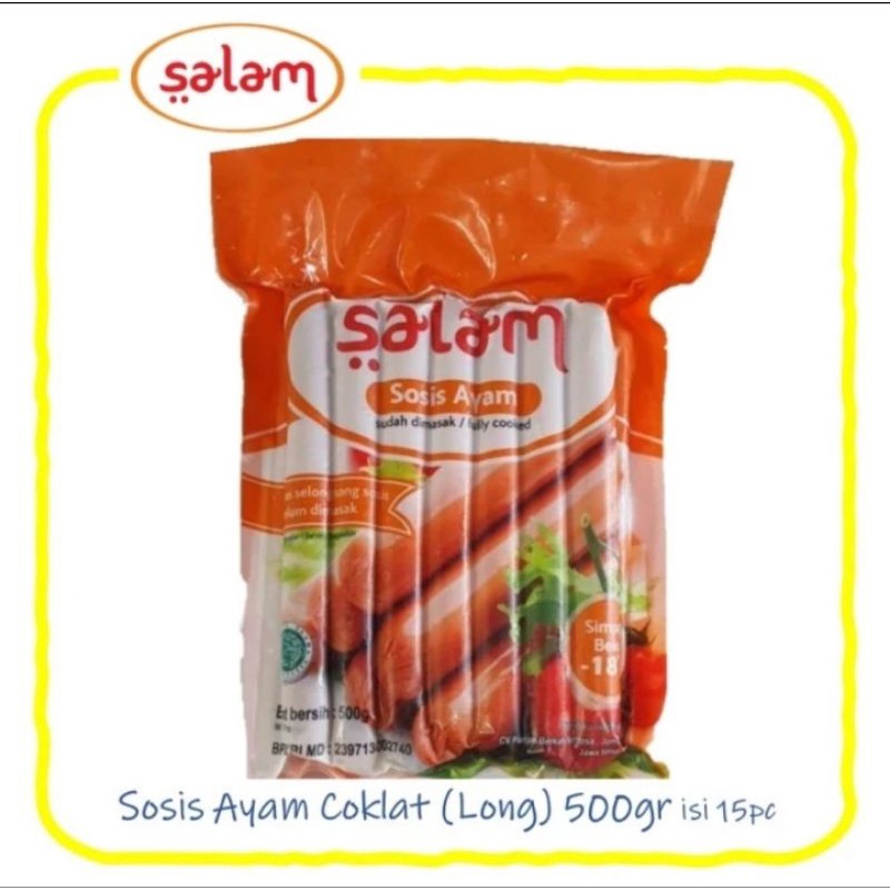 Sosis Salam Ayam 500Gr (LONG)