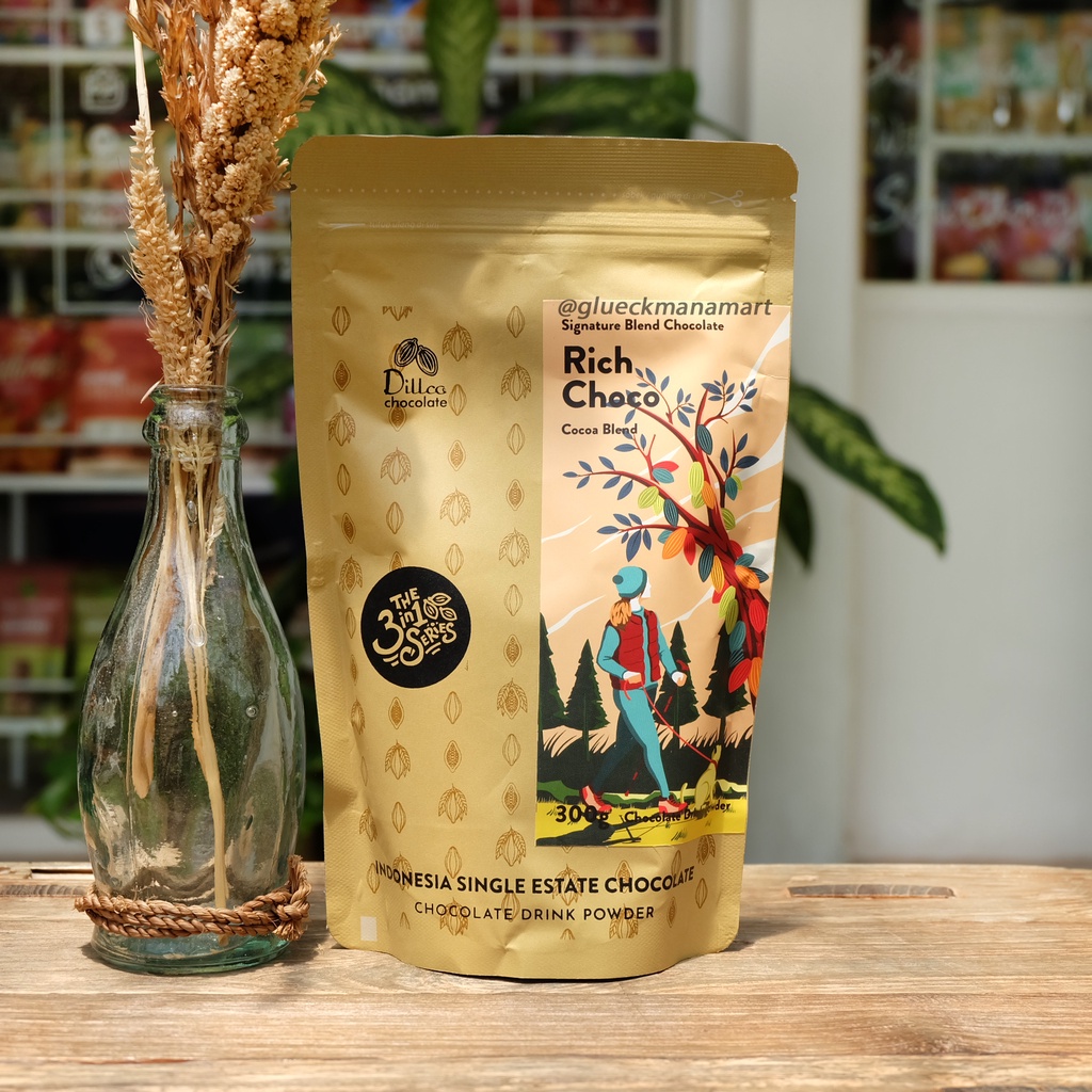 

Dillco Chocolate Drink Powder Rich Choco 3in1 300gr