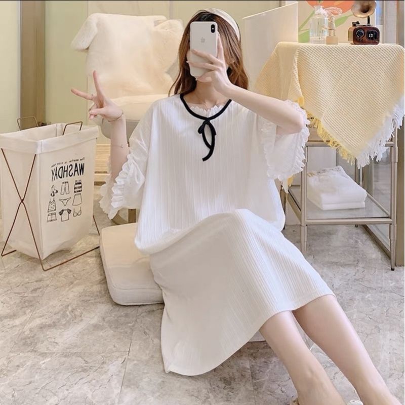 Daster Wanita Import Motif Terbaru/Baju Tidur Wabuta Import Bahan Knit