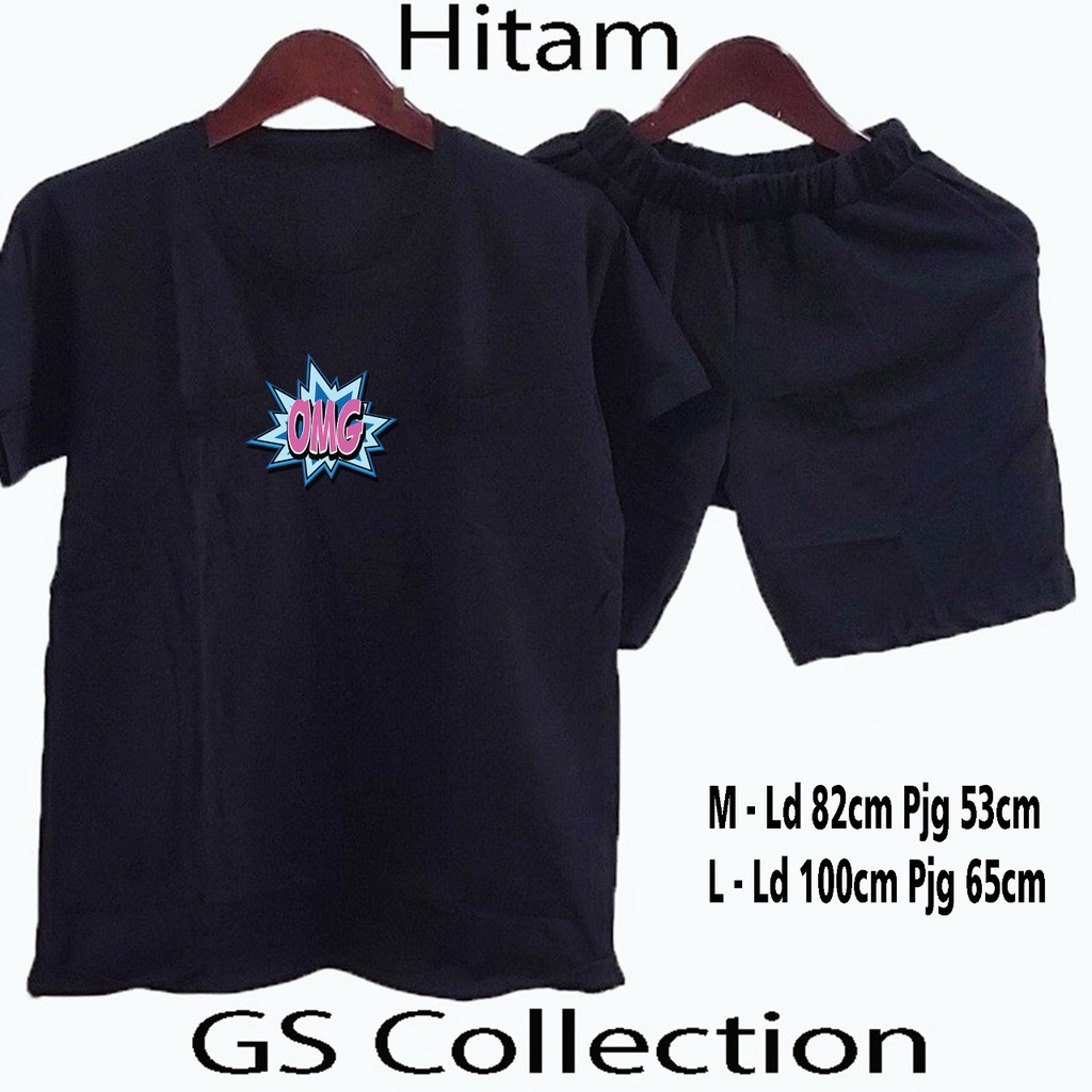 GSC - Setelan OMG new / Set wanita lucu / Set motif sablon digital DTF / Setelan Wanita ABG Terbaru