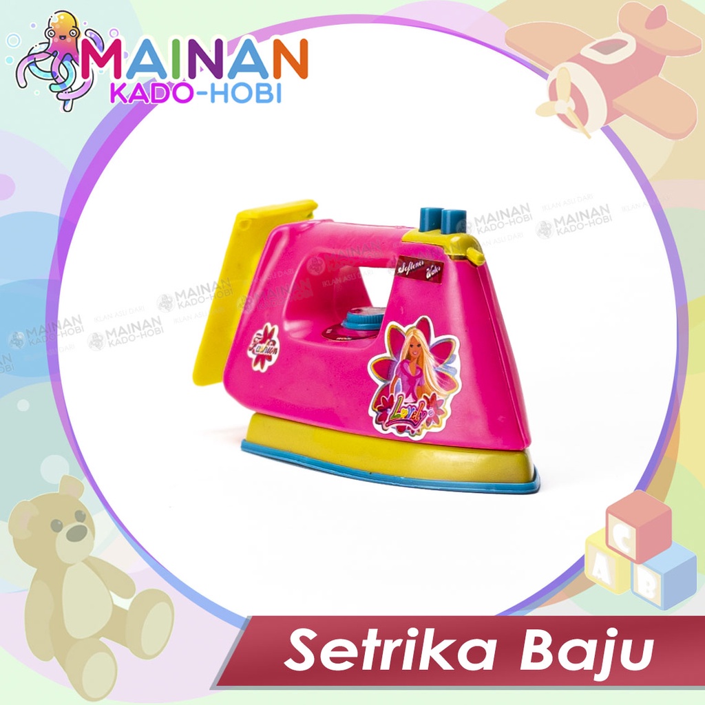 MAINAN ANAK EDUKASI MINIATUR FURNITURE ALAT RUMAH TANGGA SETRIKA BAJU