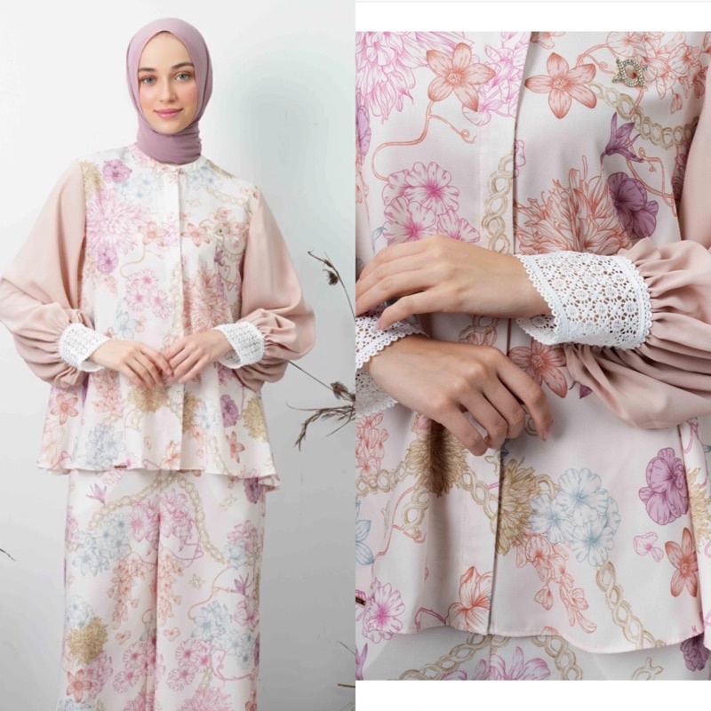 SALE 12.12 Wearing Klamby Georgia Blouse Magnolia