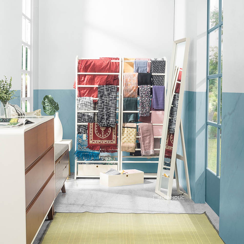 OLIV Rak Hijab Rak Kerudung Rak Hijab Multifungsi/Rak Amazing Rak Sepatu 10 Tingkat Tanpa Cover