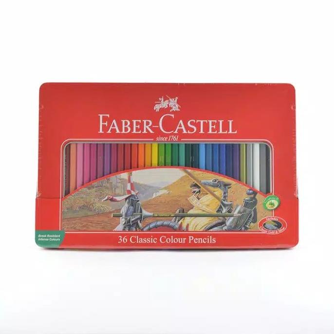 

Terbaik Pensil Warna Faber Castell 36 Classic Kemasan Kaleng (Tin Case) .,