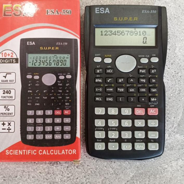 

Flash Sale!! Kalkulator Sekolah Sains Scientific 350 Ujian - Citizen/ESA/KADIO Calculator Kimia Matematika Biologi ヤ