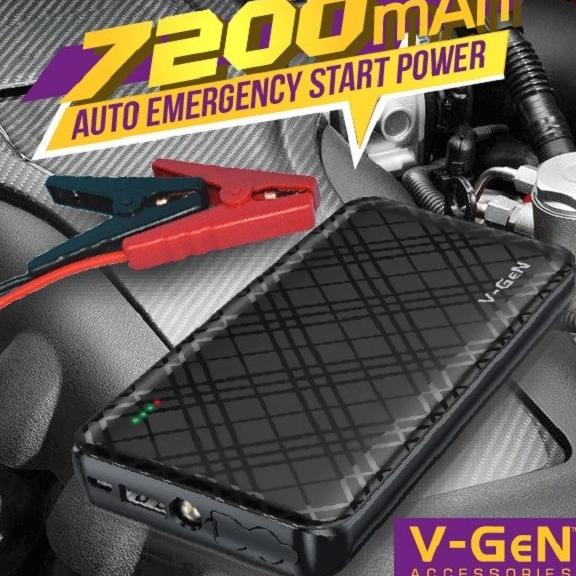 V-Gen Jumper Powerbank 7200Mah Car Jump Starter | Aki | Accu | Power