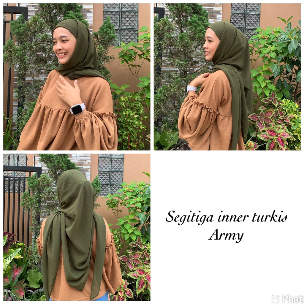 segitiga inner turkis 2 in 1 segitiga inner 1 layer segitiga inner turkis premium