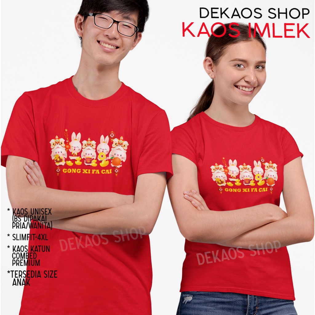 -kaossablonsaya- BAJU IMLEK 2023 / KAOS IMLEK TAHUN KELINCI / KAOS KELINCI / KAOS IMLEK 2023 / BAJU 