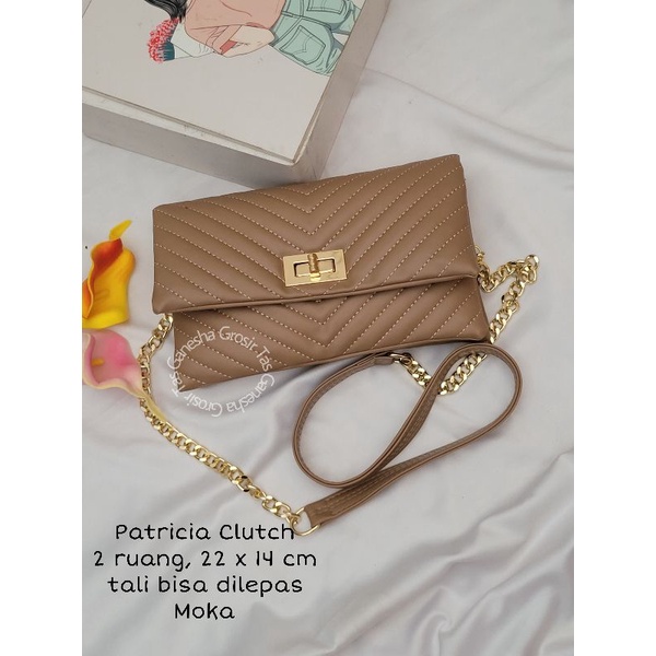 Patricia Clutch Wanita Bisa Selempang