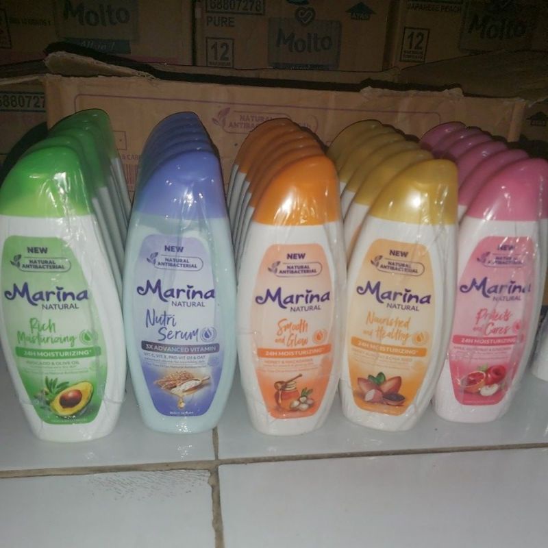 Marina Hand and body lotion Natural 95ml&amp;190ml