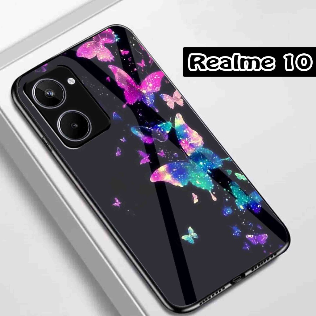 (Q15) Softcase Realme 10 - Softcase Kaca Realme 10 - Case Aesthetic Realme 10 - Case keren Realme 10