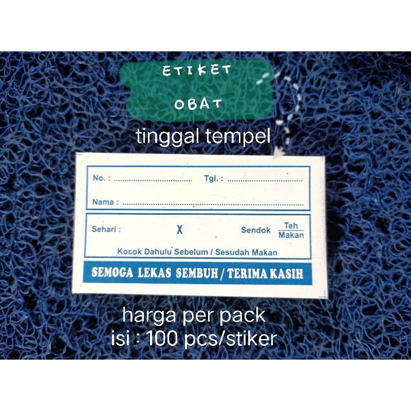 

Etiket Obat, Lebel Obat, Lebel Sirup, Etiket Sirup, Stiker Obat, Stiker Sirup