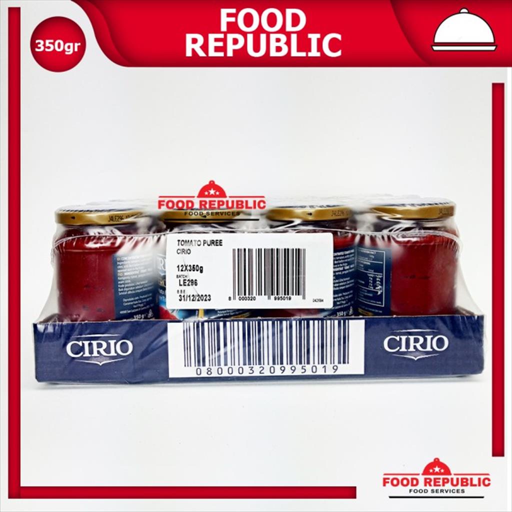 CIRIO SUPERCIRIO TOMATO PUREE 350 GR - TOMATO PASTE SAUS TOMAT PASTA