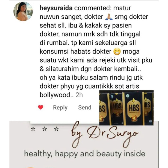 PAKET DUO &quot;HBS by dr.Suryo SpOG&quot; Promil | 2 botol |