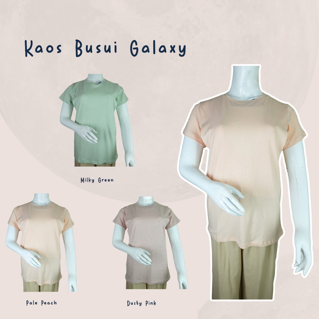 Kaos menyusui / baju busui bahan COMBED