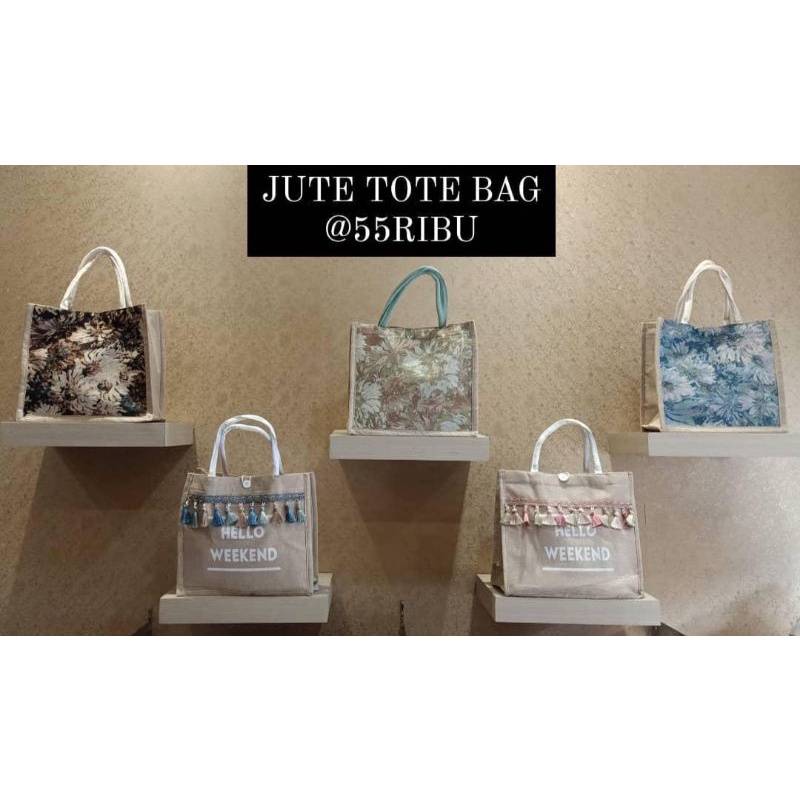 Jute Tote Bag