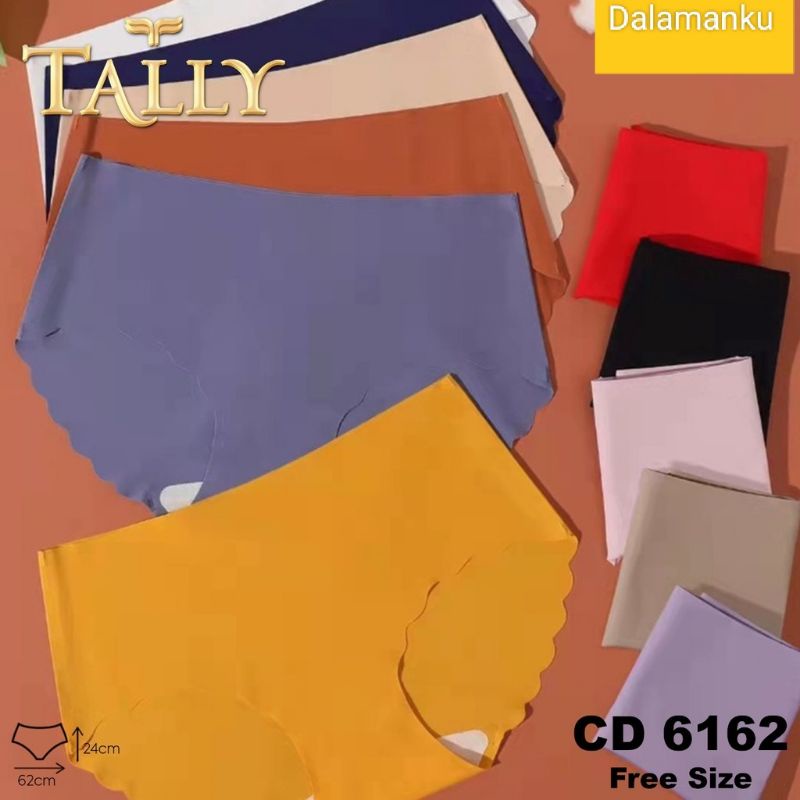 TALLY Celana dalam wanita bahan Seamless 6162 free fit to L-XL