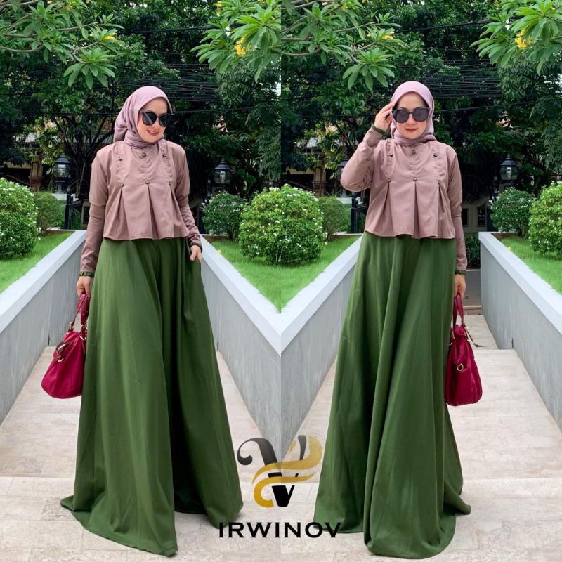 kaia dress by irwinov - gamis termurah