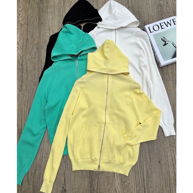 RAJUT HOODIE ZIPER FULL COLOUR // RAJUT IMPORT PREMIUM // ATASAN IMPORT PREMIUM // FASHION IMPORT PREMIUM