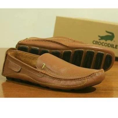 Sepatu Pantofel Lacoste Moccasin Slip On Mules Pria Kulit Asli Murah Ringan Slop Casual Jalan Santai