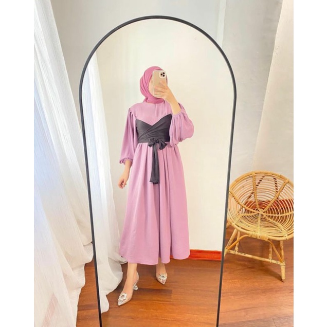 LESTY DRESS CRINCLE AIRFLOW