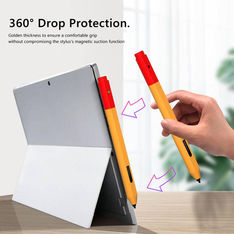 Stylus Pelindung Pensil Case Untuk Microsoft Surface Pen Silicone Pen Case Dust Proof Wrap Cover All-Inclusive Drop Protection