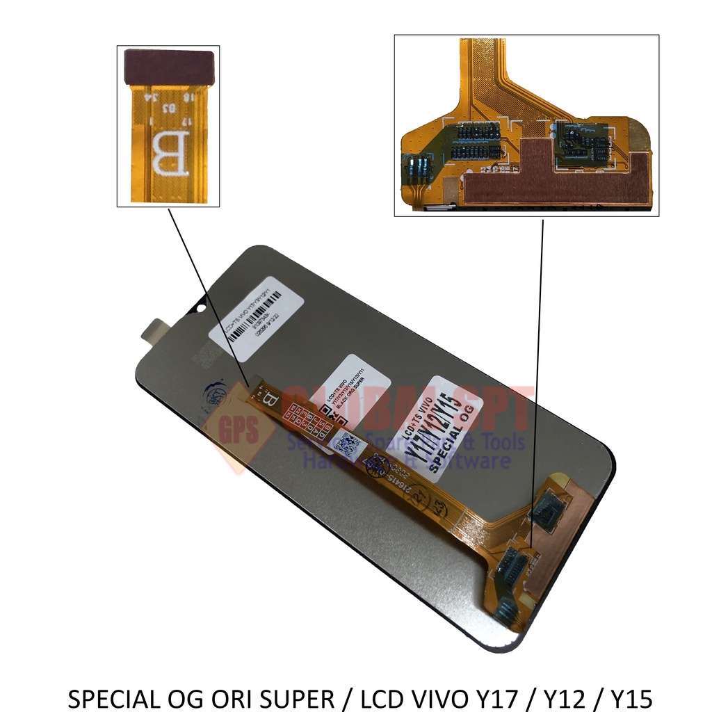 SPECIAL OG ORI SUPER / LCD TOUCHSCREEN VIVO Y17 2019 / Y15 2019 / Y12 2019 / Y12I / Y3 / VIVO 1901 / 1902 / 1904 / Y11