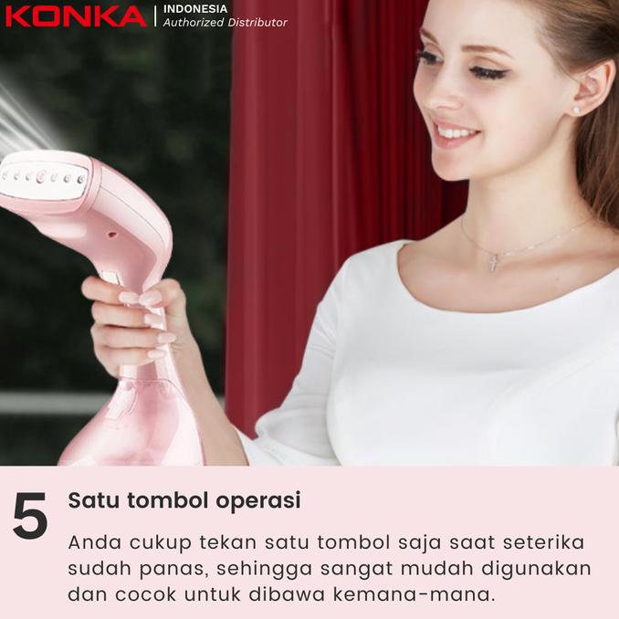 Konka Garment Steamer | Setrika Uap Genggam - Kz-G418B(We)