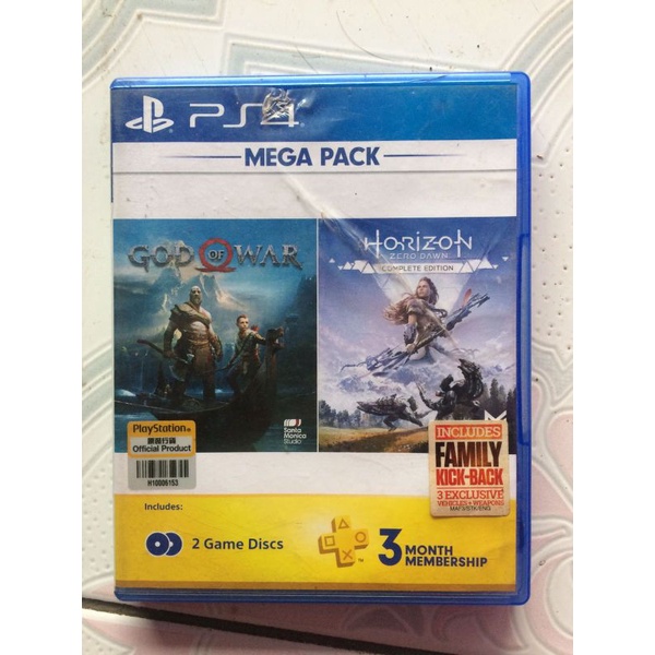 Jual KASET MEGAPACK GOD OF WAR & HORIZON ZERO PS4 | Shopee Indonesia