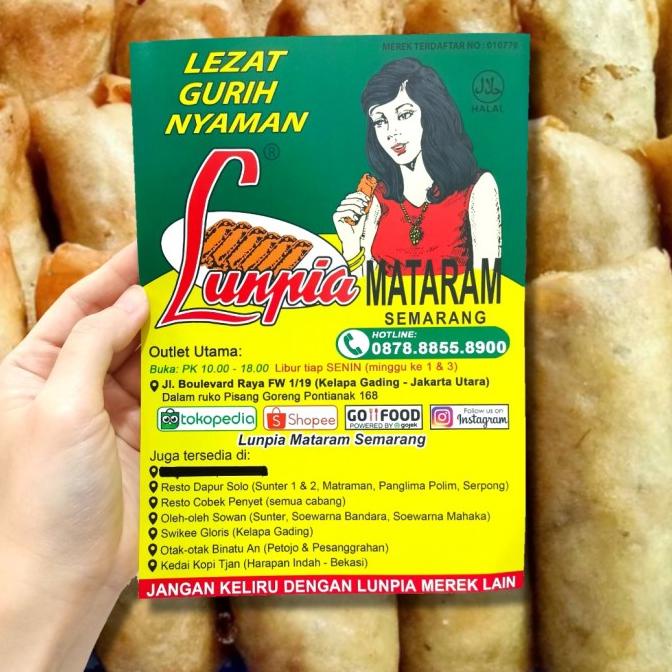 

Lunpia Goreng Po 10 Pcs - Lunpia Mataram Semarang Lumpia