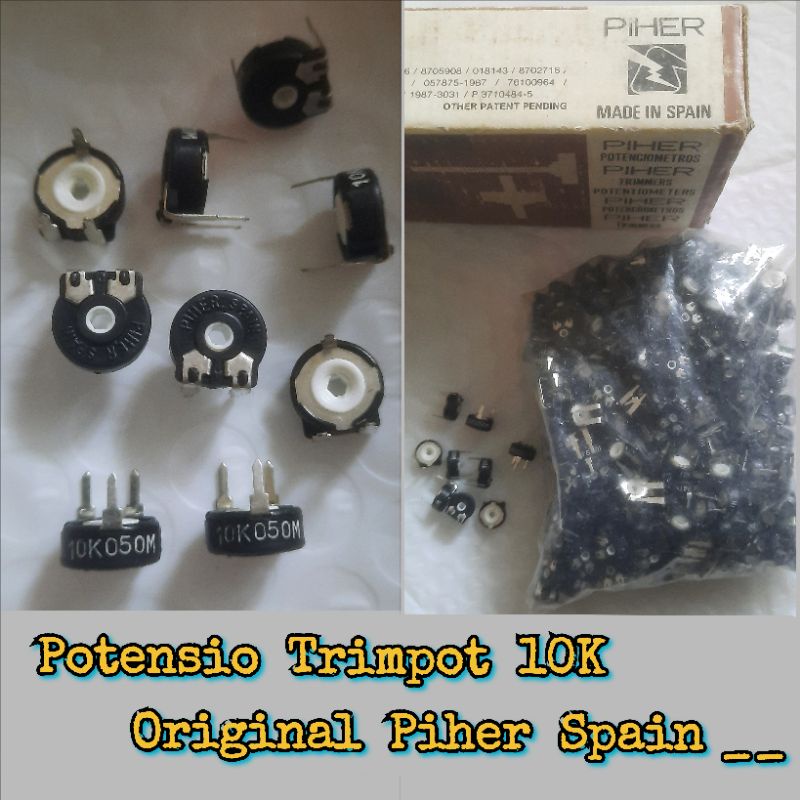 POTENSIO TRIMPOT 10K ORIGINAL PIHER SPAIN