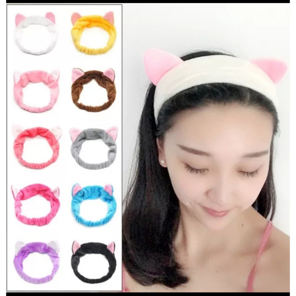 Rovelin - Bandana Facial Ear cat lucu