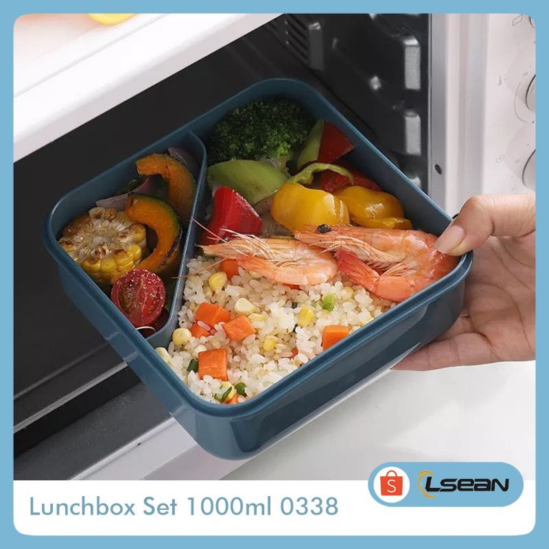 KOTAK NASI FREE SENDOK | BENTO LUNCH BOX SET