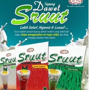 

⇦ Tepung cendol sruut/dawet sruut ゔ