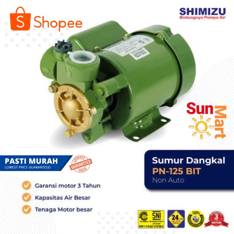 Pompa Shimizu PN 125BIT 9m non-auto