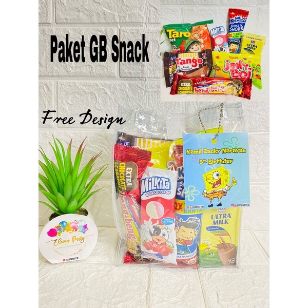 

Paket snack ulang tahun anak/goodiebag/souvenir ulang tahun anak