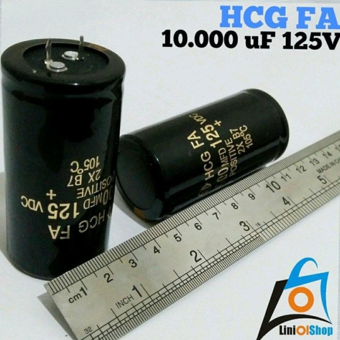 ELCO HCG FA 10000UF 100V Hitachi Kondensator Elko Kapasitor Capacitor