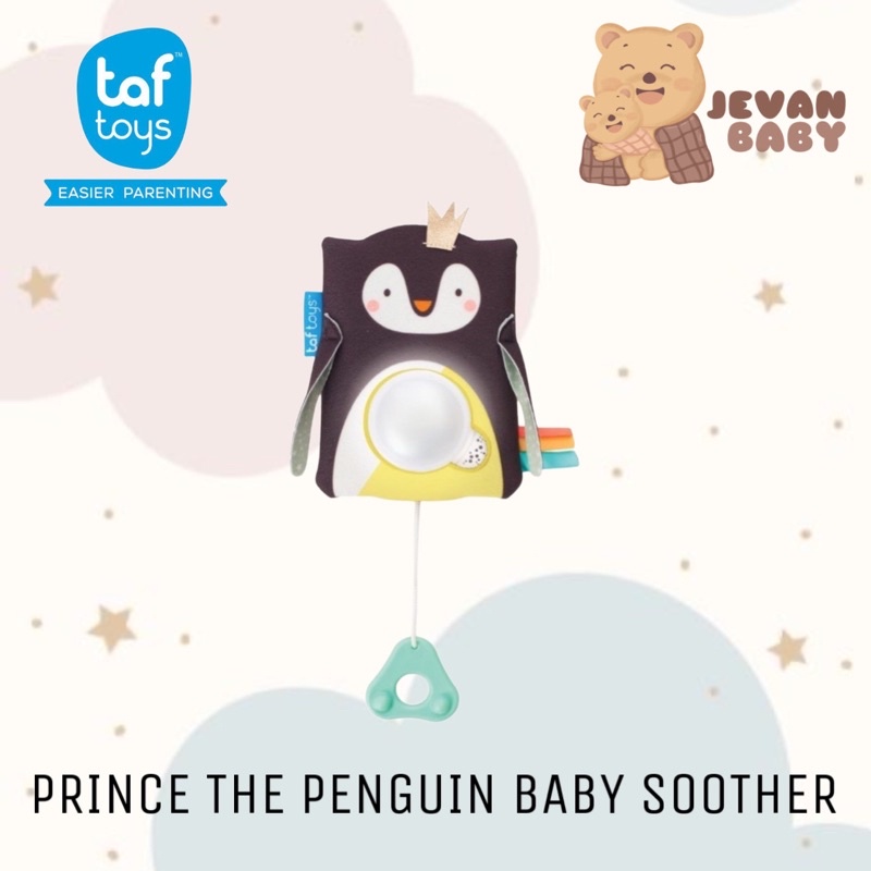 Taftoys Prince The Penguin Baby Soother