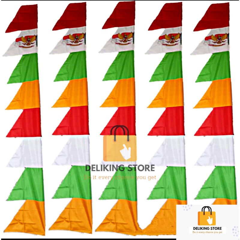 Umbul umbul merah putih garuda