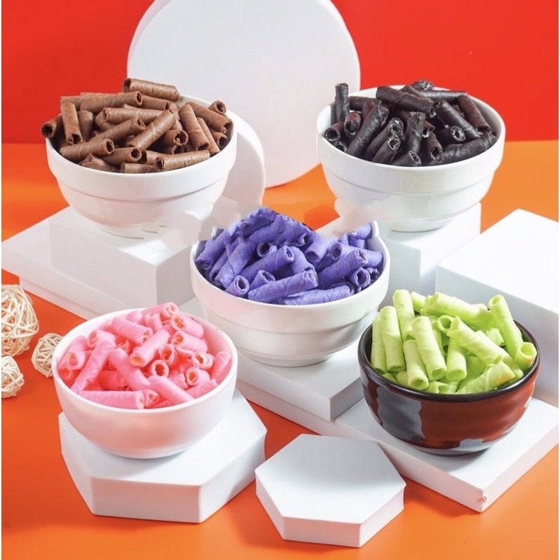 

cemilan wafer stick roll all varian 65grm