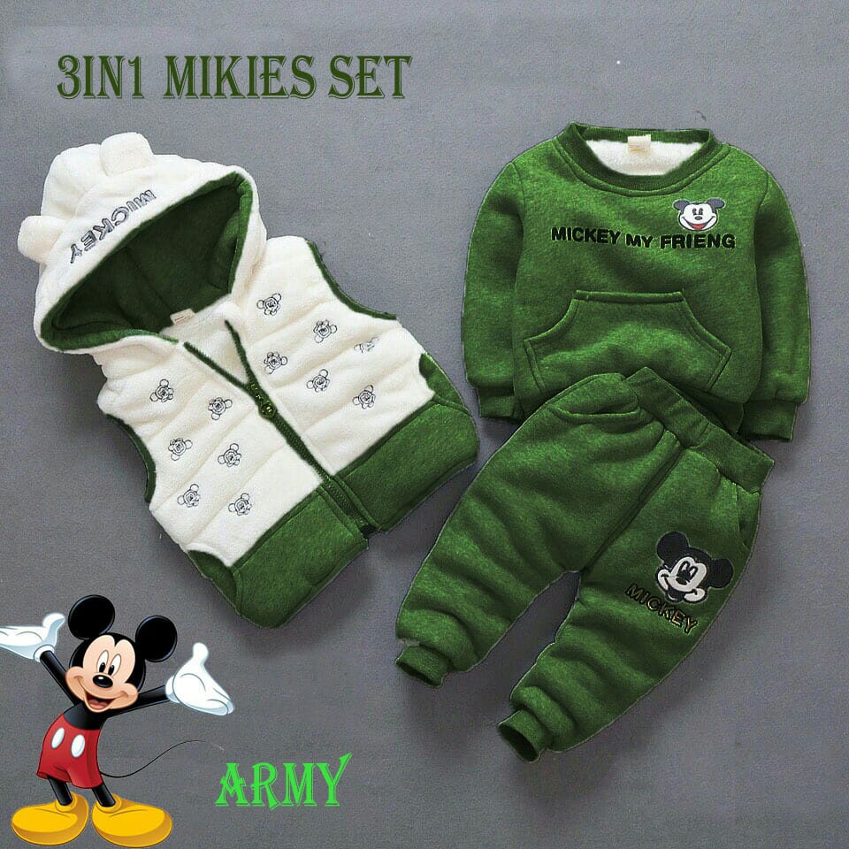 MGC 3IN MIKIES SET RO SETELAN ANAK PEREMPUAN BABYTERY MUDA ASLI IMPORT !!