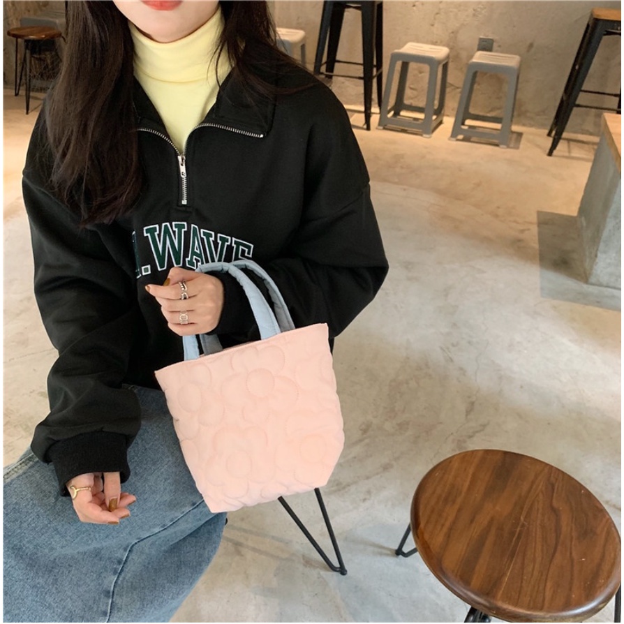 PREMIUM PUFF KOREAN HAND BAG / MINI KOREAN BAG PASTEL COLOR / TAS TANGAN KOREA WARNA PASTEL / ELORA TOTE BAG CUTE KOREAN STYLE / KOREAN PILLOW HAND BAG / FASHION HANDLED BAG / TAS SERBA GUNA MULTIFUNGSI / TAS PIKNIK LUCU