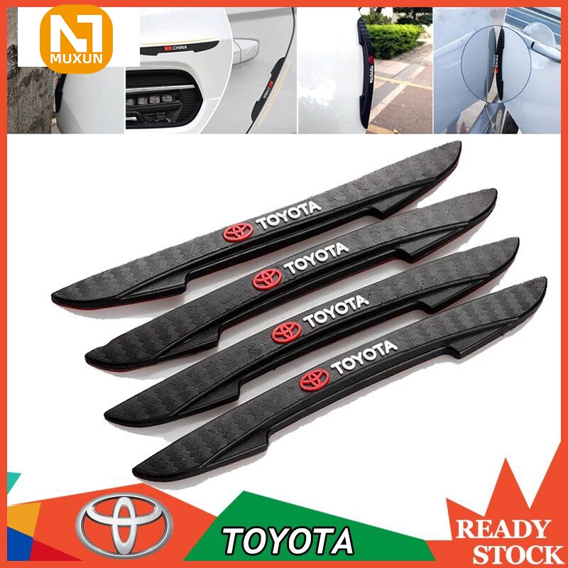 4 Pcs Toyota Mobil Pintu Anti Tabrakan Strip Penjaga Pintu Sisi Pelindung Vios Altis Avanza Vellfire CB071