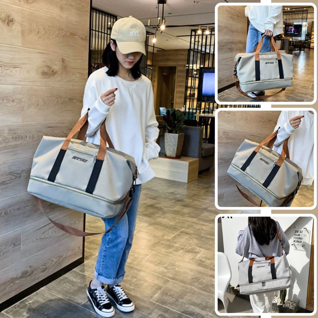 Tas Travel Organizer / Tas Olahraga Gym Yoga Golf / Tas Selempang Berpergian / Tas Baju Anti Air Wat