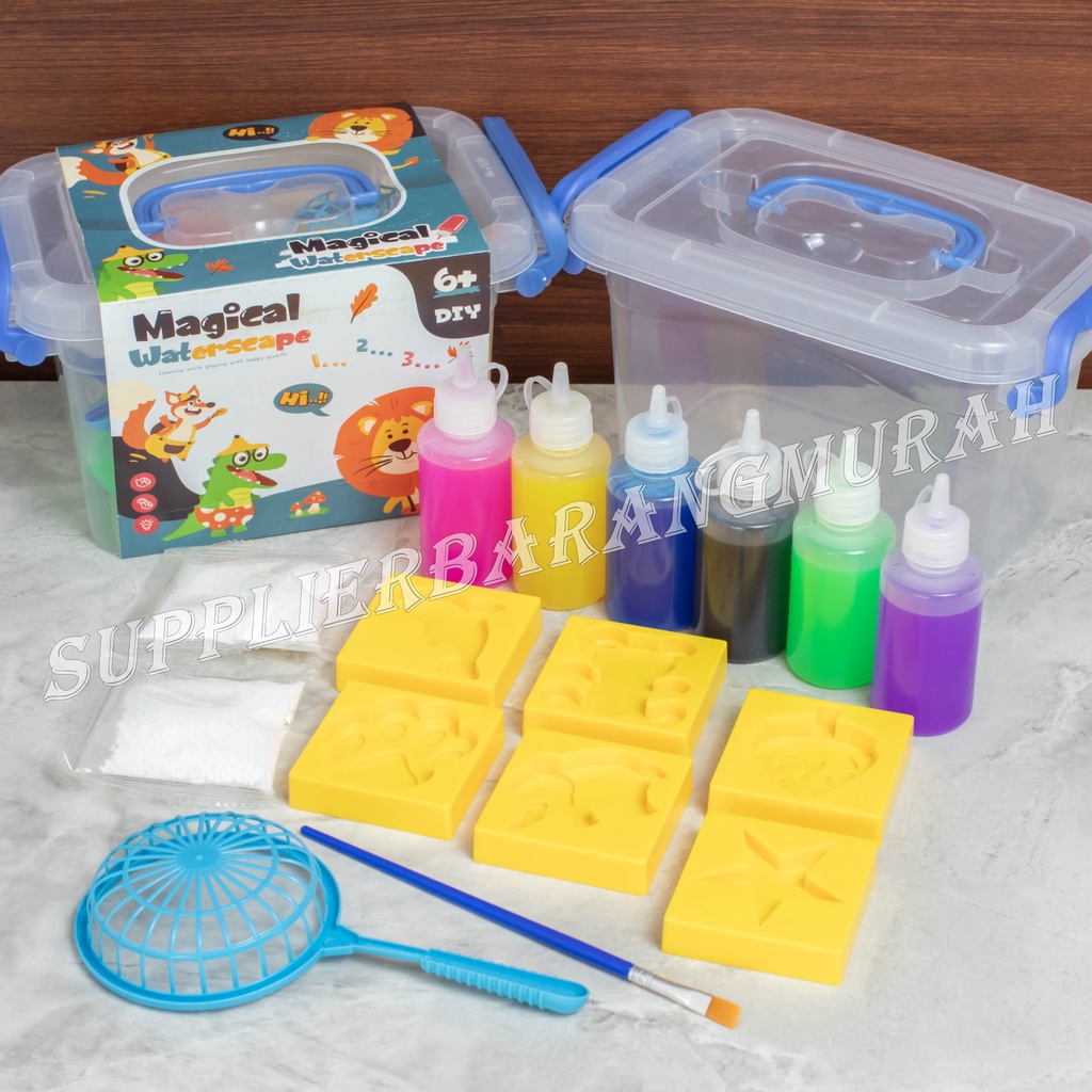 Mainan Magical Waterscape Cetakan Jelly DIY HM0501