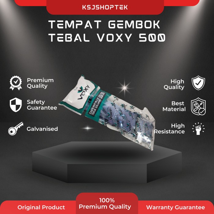 Tempat Gembok Overpal Tekuk Galvanis Tebal Voxy USA 500 5 Inch 12 Cm