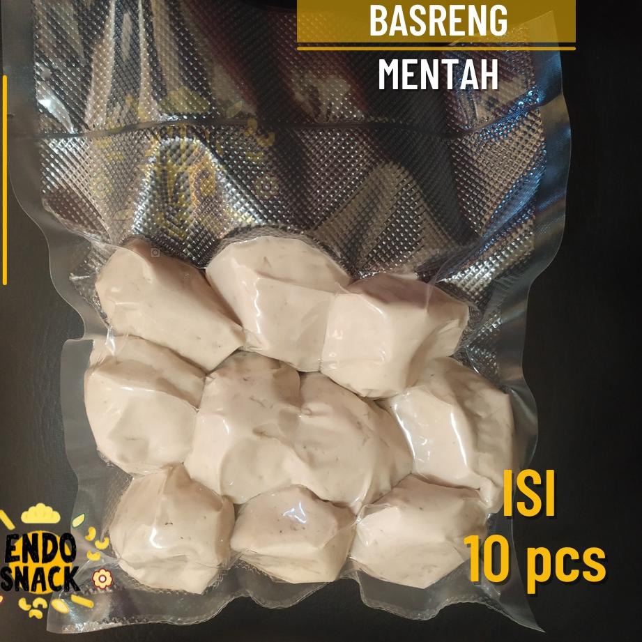

Di⚡kon !! 10pcs Basreng Mentah SUPER Kemasan Vacuum, Baso Goreng Ikan Mentah Kualitas Super