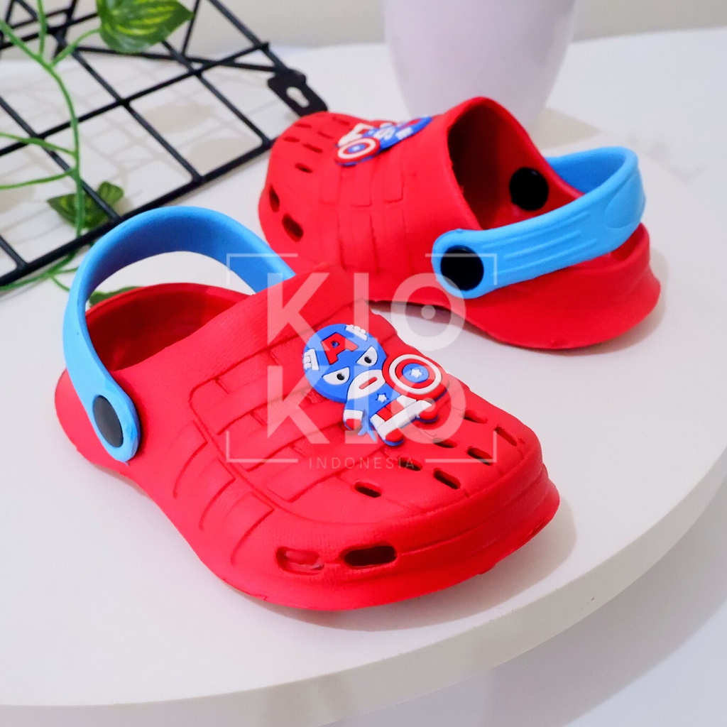 Sandal  kodok anak, sendal kodok anak  baim, sandal crocs anak