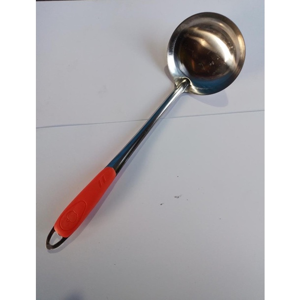 Sendok Sop Irus Tanggung Gagang Apel Stainless Steel - 7CM #199