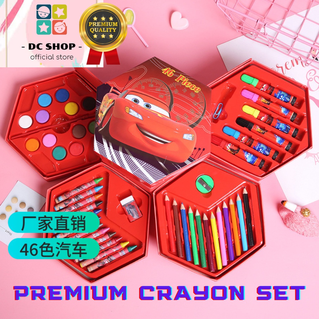 

Crayon set anak 4 in 1 (46pcs)